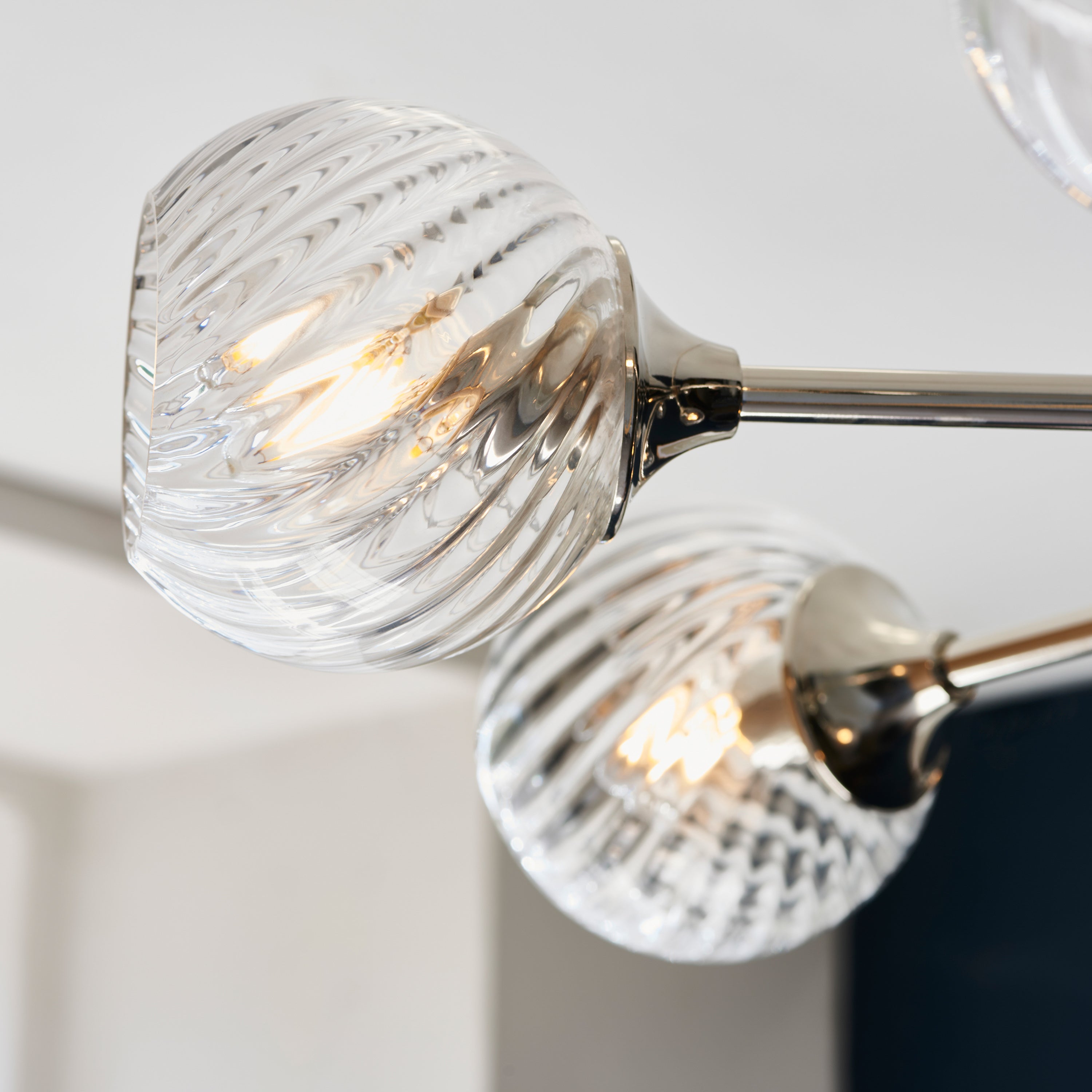 Dakota Bright Nickel Pendant Light | Large